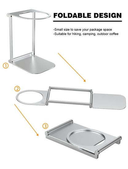 Suport Pliabil Cafea Portabil